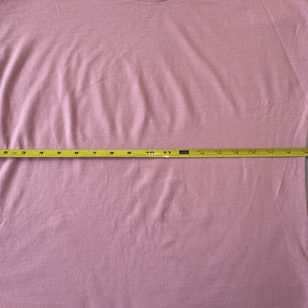 North Face Women's Casual Pink Long Sleeve T-Shirt SZ Medium - Picture 7 of 7
